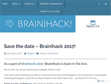 Tablet Screenshot of brainihack.org